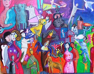 «Imagina» destaca las obras de pintores de la comuna entorno a la inclusión