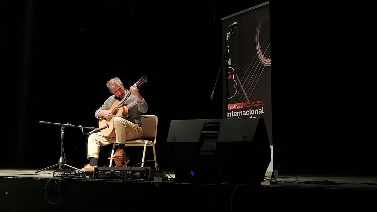 Colina fue parte del Festival Internacional Noches de Guitarra este diciembre