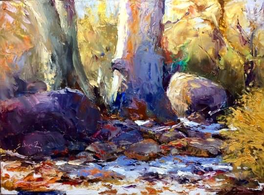 “Pinturas In situ” una muestra en donde la naturaleza se convierte en taller