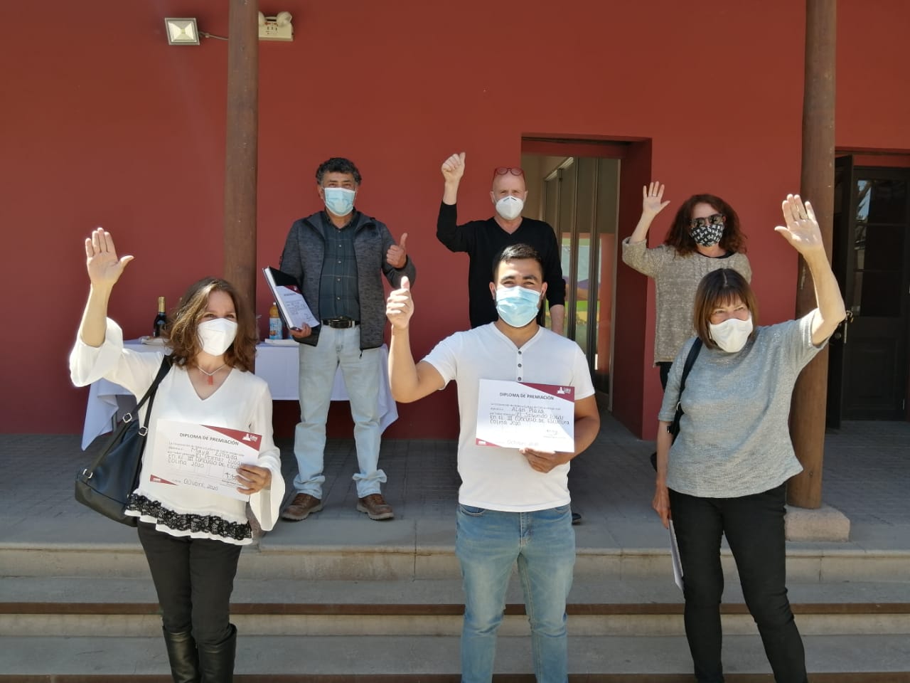 Colina Cultura premia a los ganadores del Concurso de Escultura 2020