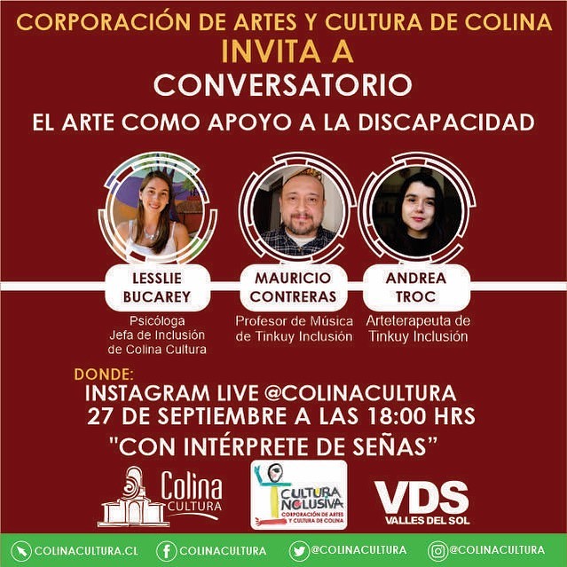 Conversatorio: El arte como apoyo a la discapacidad
