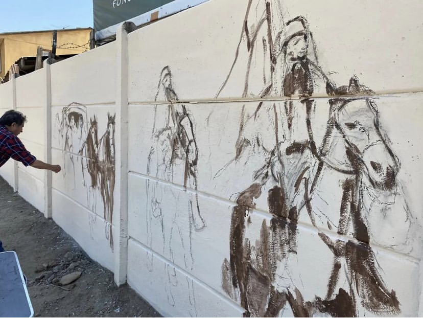 Inicio Intervención Mural «Cuasimodo Tradición y Paisaje»