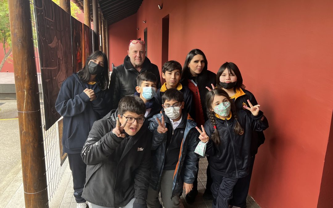 Visita de Taller de Radio Colegio Inmaculada Concepción de Colina