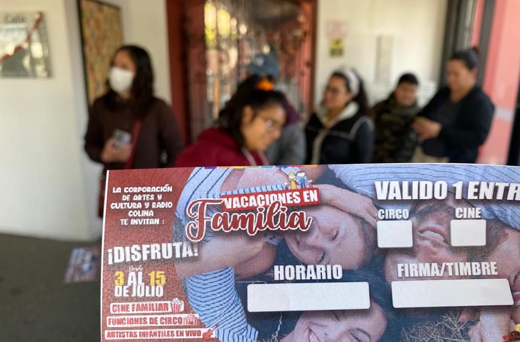 El Cine de Vacaciones de Invierno en nuestra Corporación de Artes y Cultura de Colina