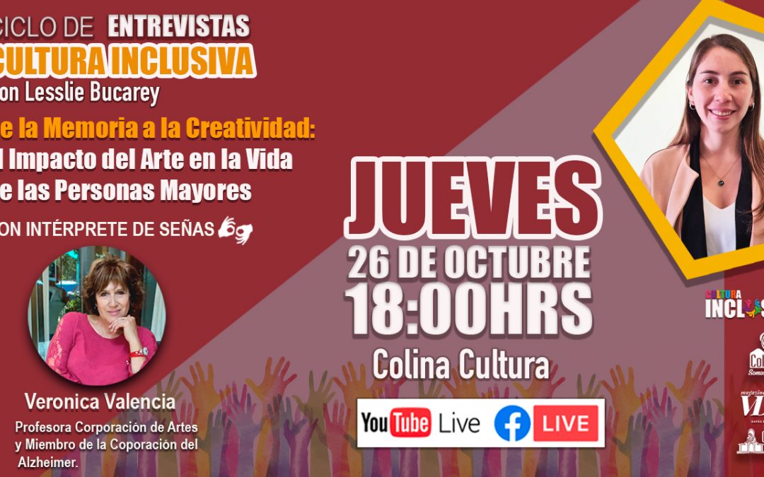 Nueva Entrevista de #CulturaInclusiva: «De la Memoria a la Creatividad: El Impacto del Arte en la Vida de las Personas Mayores»
