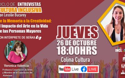 Nueva Entrevista de #CulturaInclusiva: «De la Memoria a la Creatividad: El Impacto del Arte en la Vida de las Personas Mayores»