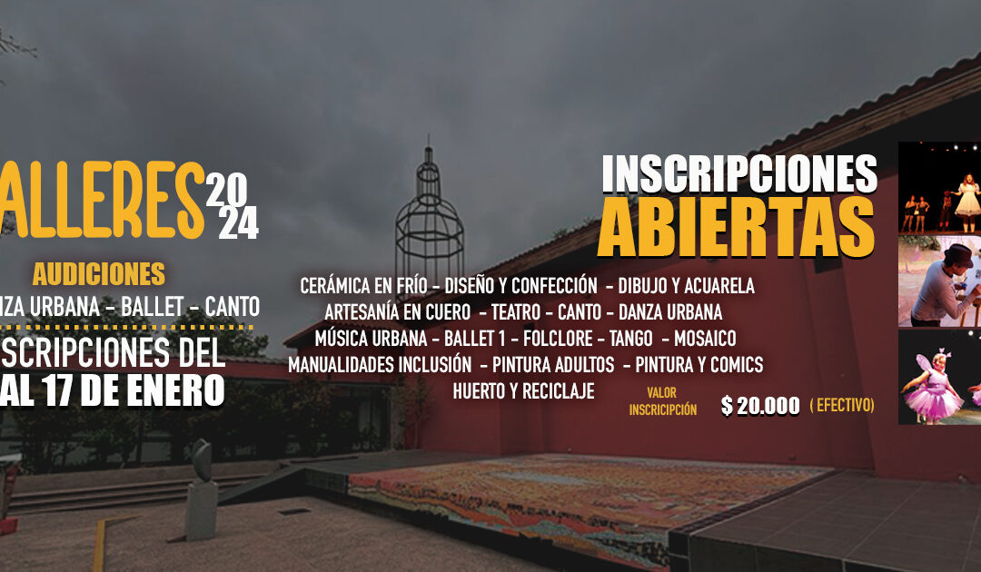 Revisa la información de nuestros talleres 2024