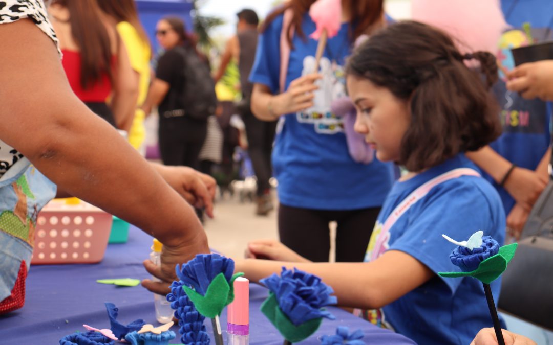Conmemoración del Día Mundial de Concientización sobre el Autismo en Parque San Miguel